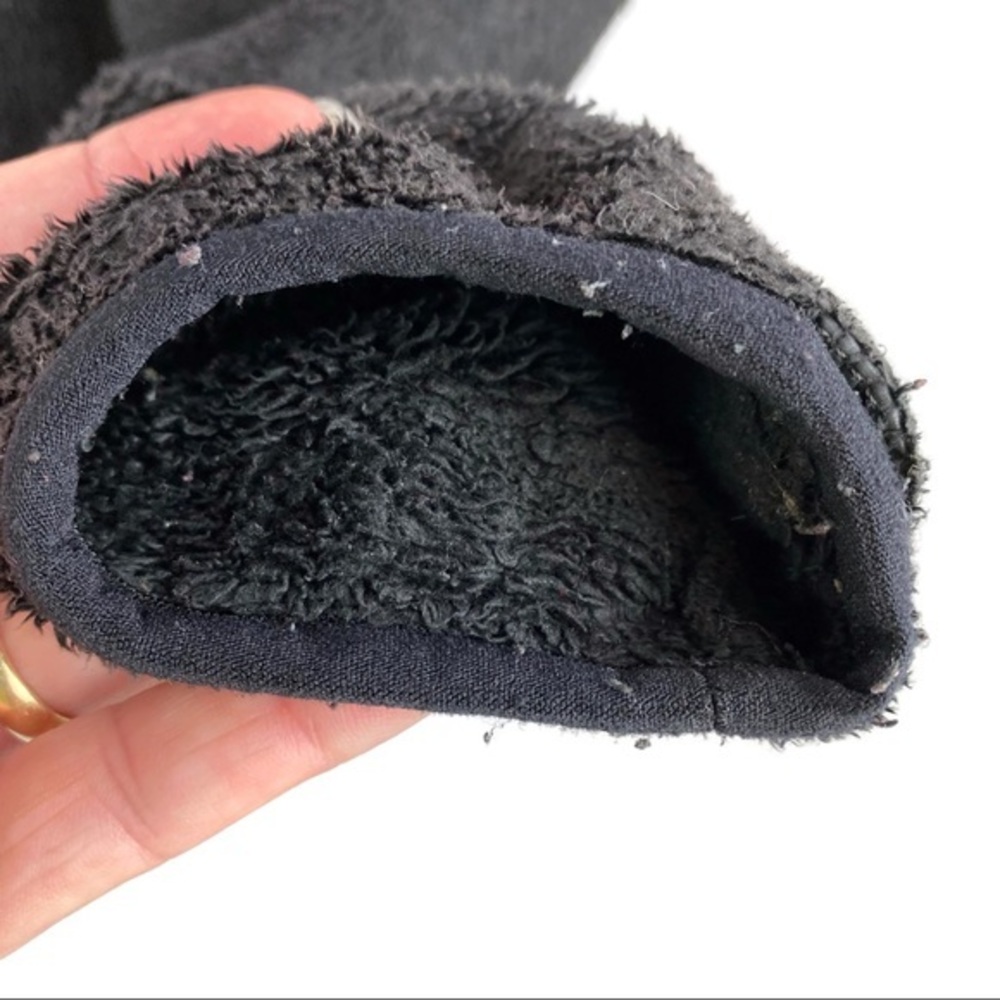 The North Face Black Fuzzy Fleece Jacket Medium - Picture 8 of 8